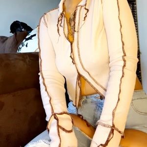 Women’s long sleeve split shirt